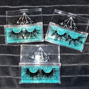 100% mink lashes 17-25 mm